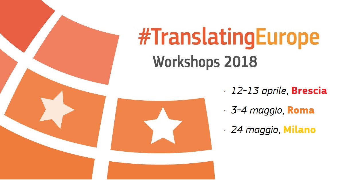 Milano, 24 maggio 2018 #translatingeurope